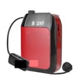 thumbnail image 1 of Bluetooth UHF Wireless Voice Amplifier Portable For Teaching Lecture Tour Guide U-Disk Megaphone Microphone Speaker ,Comfortable and Portable, 1 of 4