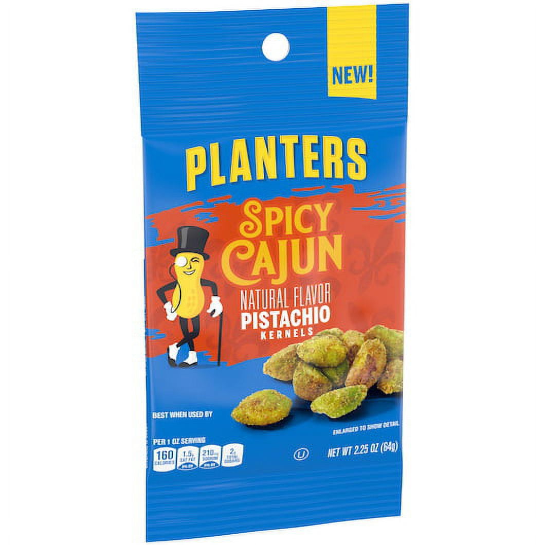 (Price/Case)Planters Spicy Cajun Pistachio, 2.25 Ounces, 10 per box, 3 per case