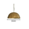 thumbnail image 6 of Hammered Brass Dome Pendant Light, Antique Pendant Light Brass Lampshade Ceiling Light Kitchen Island light ,Copper Lampshade Art deco lamp, 6 of 10