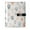 Watercolor Dog Paw Prints, variant on Leather Notebook with Pen Holder Writing Notepad Includes 100 Pages Lined Journal Tie-dye Clouds Pattern