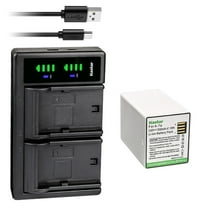 Kastar 1-Pack Battery and LTD2 USB Charger Compatible with Arlo Ultra XL / Ultra 2 XL Camera (VMC5040), Pro 4 XL Camera (VMC4041P, VMC4050P), FB1001 FB1001W FB1001100NAS FB1001-100NAS FB1001W-100NAS