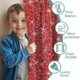 thumbnail image 3 of Blackout Kids Curtains,Red Christmas Gift and Snowflake Pattern Childrens Insulated Curtains Set Of 2,Bedroom Essentials,Toddler Room Decor 52"x63", 3 of 5