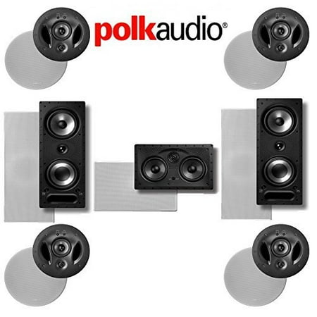 Polk Audio 900ls 7 0 Ch Vanishing Series In Wall In Ceiling Home Theater Speaker System 900 Ls 255c Ls 265 Rt