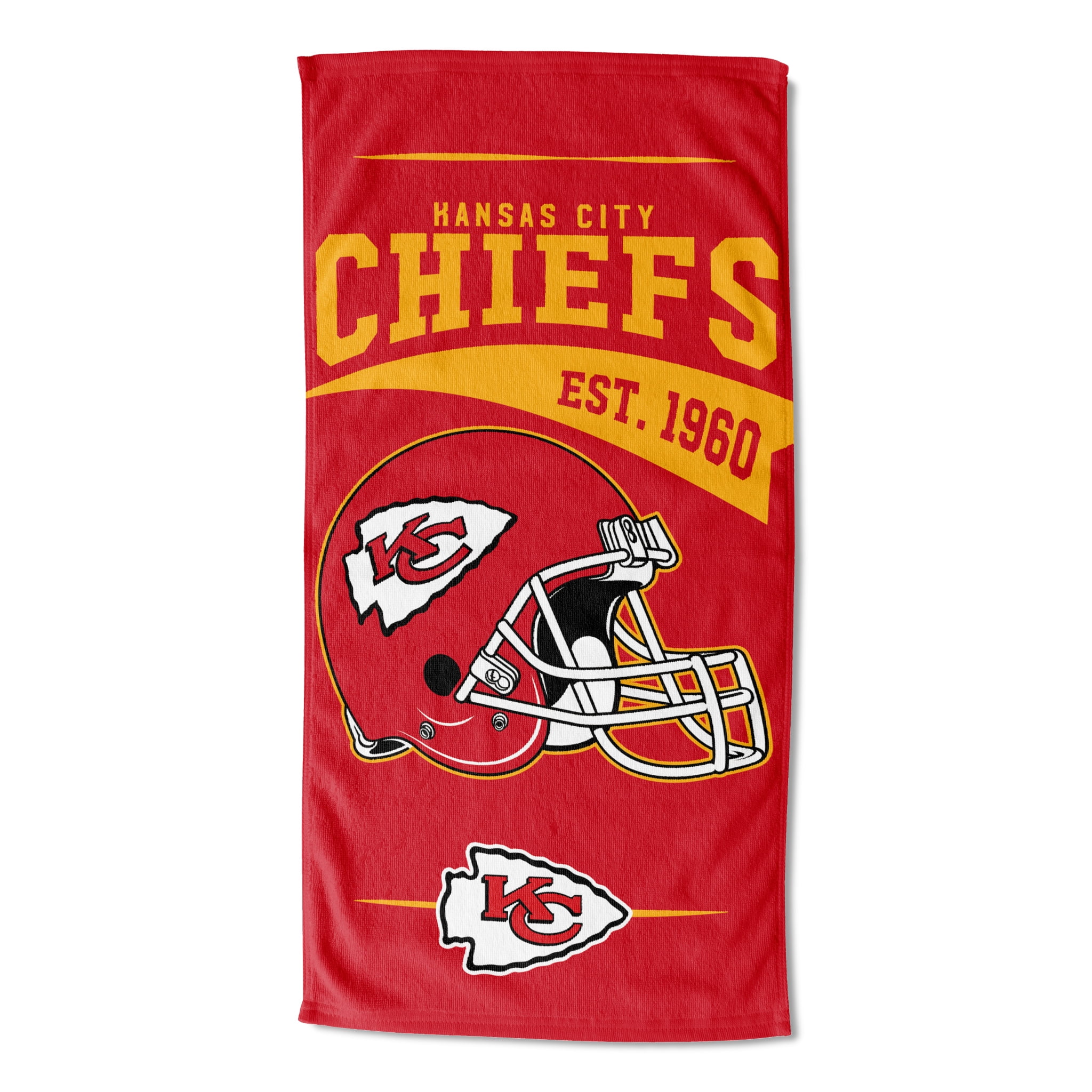 NFL Kansas City Chiefs 30" x 60" "3 Step Drop" Beach Towel, 1 Each