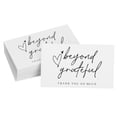 thumbnail image 1 of unbranded 100Pcs Thank You Cards With Simple Color Matching For Weddings And Customer Gratitude, 1 of 8