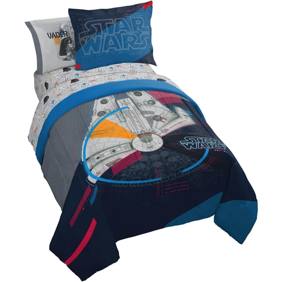 Juego de ropa de cama infantil Jay Franco Star Wars de 5 piezas para cama individual