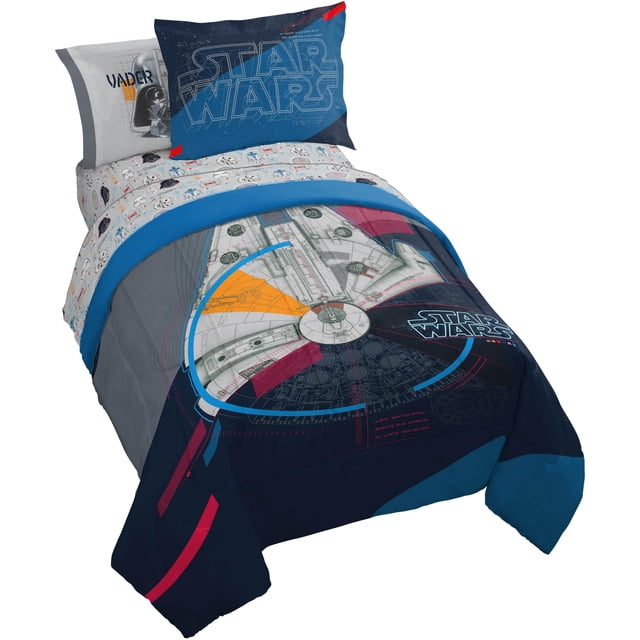 Juego de ropa de cama infantil Jay Franco Star Wars de 5 piezas para cama individual