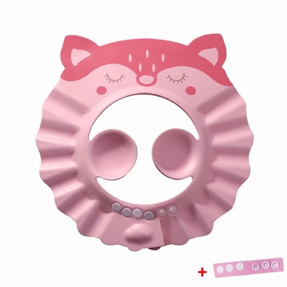 EVEXPLO Waterproof Bath Shield For Baby for Head Bathing Cap Adjustable Infant Shower Cap Visor With Ear for Protection For Bath