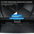 thumbnail image 3 of axGear Floor Mat Raised Edge All Weather For Tesla Model 3 Full Cover 3 Pieces Dirt Mud, 3 of 6