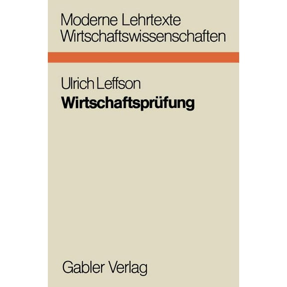 Moderne Lehrtexte: Wirtschaftswissenscha Wirtschaftsprüfung, Book 17, (Paperback)