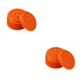 thumbnail image 4 of Soporte para pestañas Jumpingount 100 Uds PVC Naranja 2piezas, 4 of 6