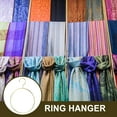 thumbnail image 7 of 4pcs Nordic Style Scarf Ring Hanger Closet Clothes Hanger Metal Belt Hangers, 7 of 7