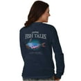thumbnail image 3 of Gill McFinn Whiskered Catfish Funny Plus Size Long Sleeve Graphic Tee Shirt Brisco Brands 2X, 3 of 5