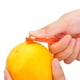 thumbnail image 4 of Bewildely Paquete de 6 peladores de naranjas, herramienta de pelado de pomelo reutilizable para quitar frutas con asa, rebanador de apertura para Cocina y Comedor, 4 of 6