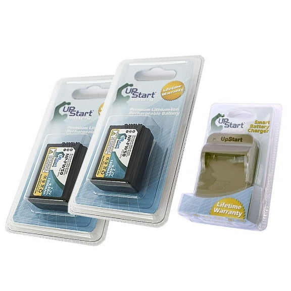 2x Pack - Sony NEX-3N Battery   Charger - Replacement for Sony NP-FW50 Digital Camera Battery and Charger (1300mAh, 7.2V, Lithium-Ion)