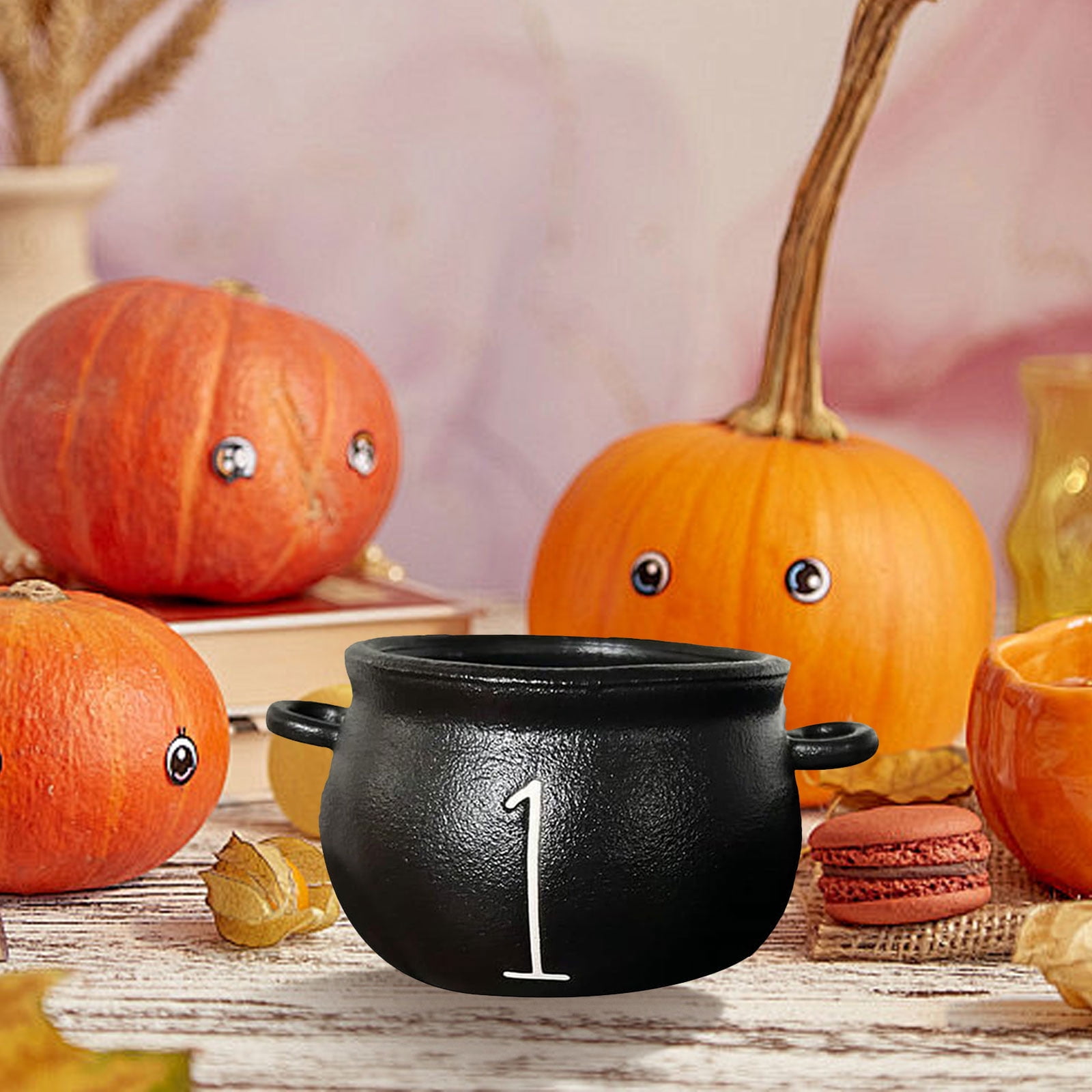 Aura Kitchen Measuring Cup Set Cauldron Measuring Cups Halloween Kitchen Measuring Cup Set 4 Pieces Stackable Nesting Measure With Handle