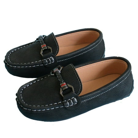 

Engtoy Toddler Little Big Kid Soft Slip On Loafers Fashion Boys Dress Flat Shoes