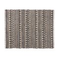 thumbnail image 2 of Moly 10 x 8 Tassel Area Rug Tribal Triangle Pattern Black Handwoven Jute - Saltoro Sherpi, 2 of 5