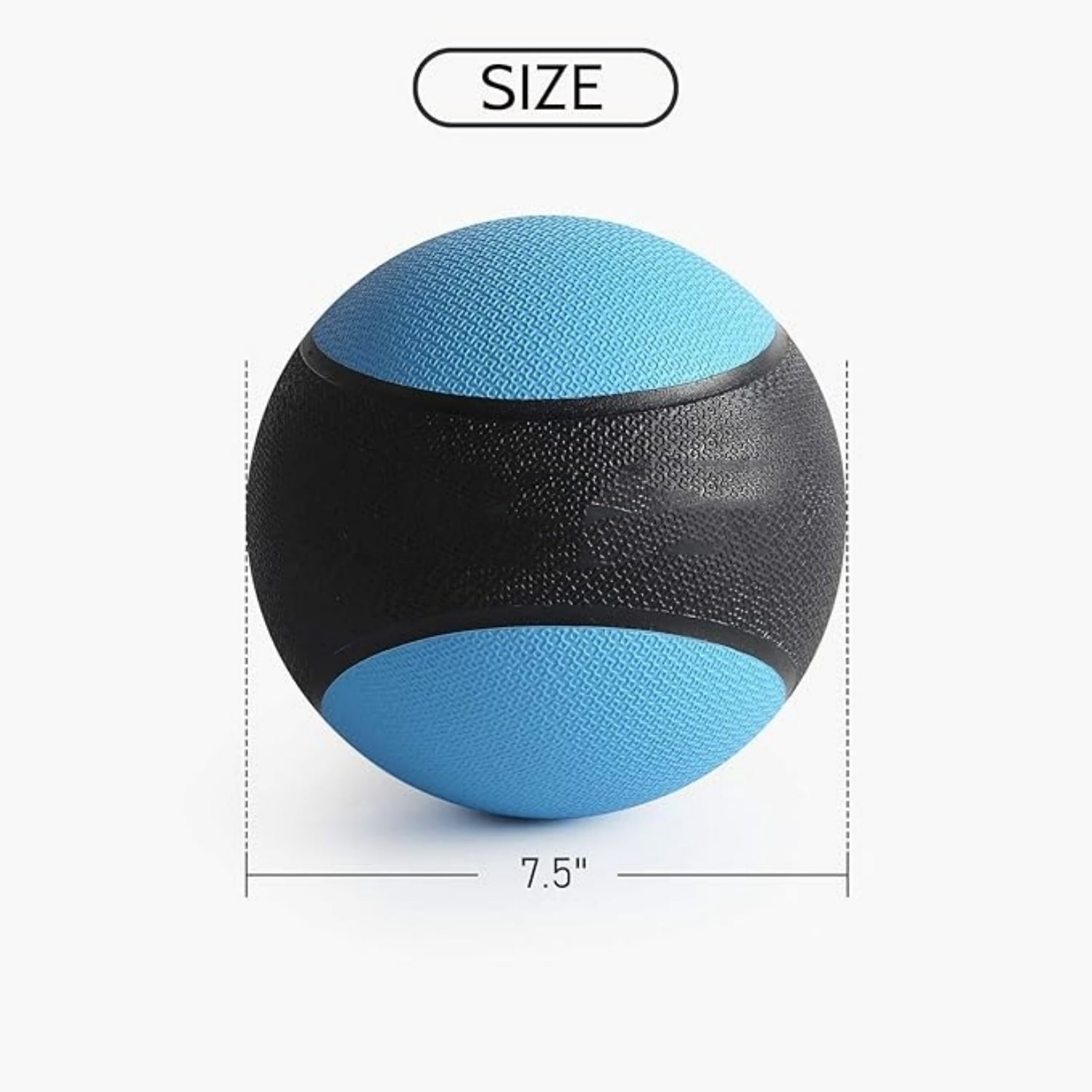 Wall Ball, Soft Leather Weighted Iron Sand Med Ball for Dynamic Multifunctional Exercise, 6lbs - 30lbs