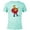 Ocean Blue, variant on The Simpsons Ned Flanders Singing Heart - Short Sleeve Blended T-Shirt for Adults – Customized-Navy Heather