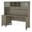 Ash Gray, variant on Pemberly Row Contemporary 72W Office Desk with Hutch in Maple Cross