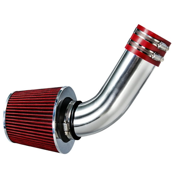 Rtunes Racing Short Ram Air Intake Kit Filter Combo RED Compatible For 98-00 Mercedes Benz C220 / C230 / C280