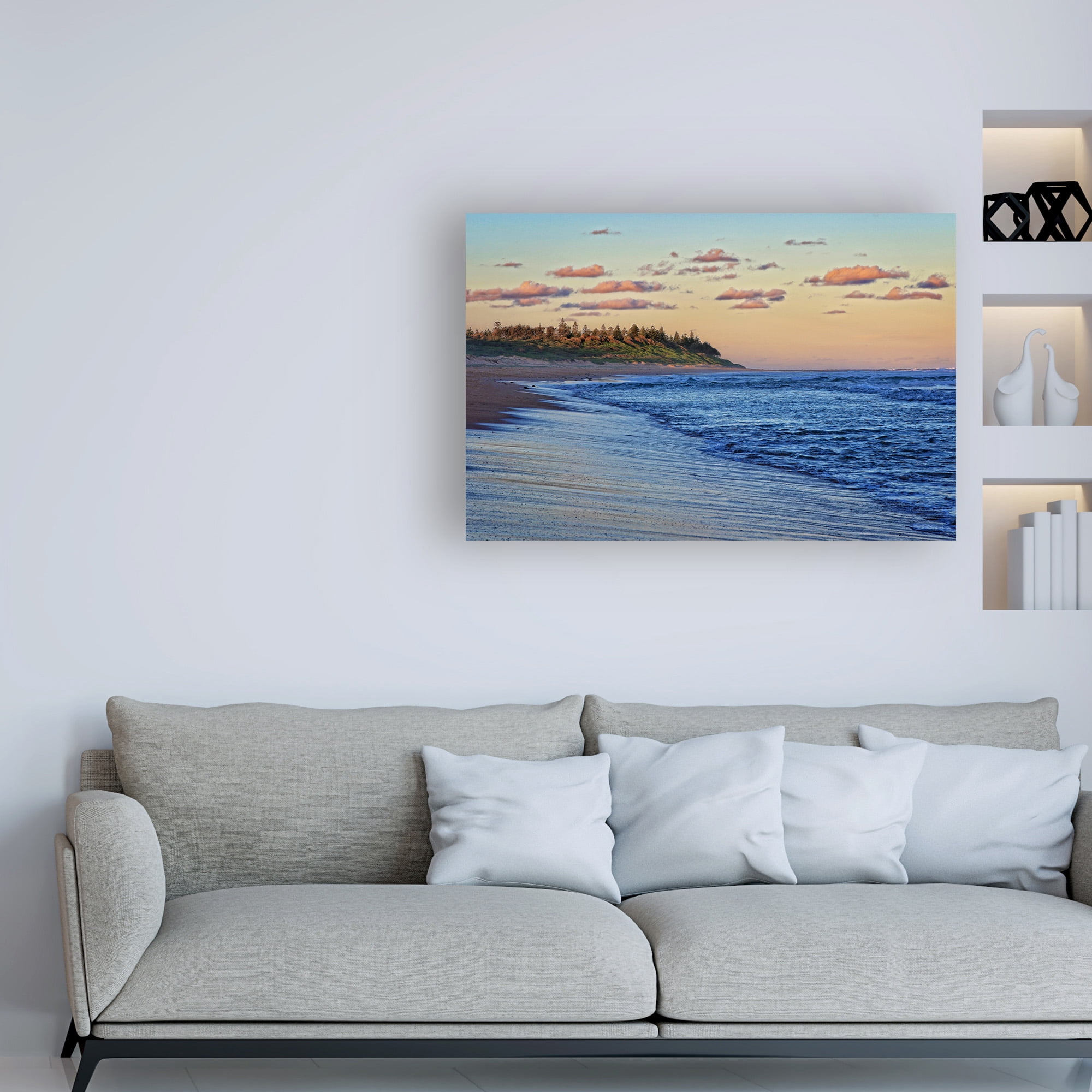Trademark Fine Art 'BC Evening stroll' Canvas Art by Beata Czyzowska Young