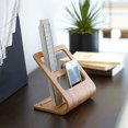 thumbnail image 1 of Minimalist Japanese-Style Desktop Organizer: Large-Sized Solid White Oak Skin Storage Rack for Remote Controls, Phones & Small Items – Customizable Logo Option, Space-Saving Design for Living Room &, 1 of 5