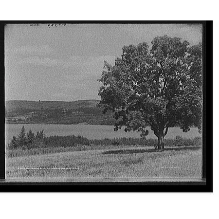 Historic Print, Stockbridge Bowl and Shadowbrook, Lenox, Mass., 18" x 24"
