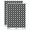 Black, variant on Howling Wolf Solid 200+ Round Stickers - White - Gloss Finish - 0.50" Size