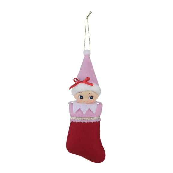 Mr. Christmas Pink Stocking Sweetie Ornament