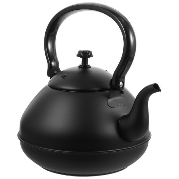 OULII Stainless Steel Teakettle Black for Home Brewing Tea and Coffee