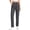 Grey, variant on High Waisted Jeans for Women Straight Leg Stretchy Pants Elastic Waist Denim Pants with Pockets