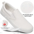 thumbnail image 4 of Ecetana Women's Slip on Shoes Canvas Sneakers Loafers Non Slip Shoes Low Top Casual Shoes, 4 of 8