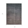 thumbnail image 3 of 5' X 8' Gray Charcoal And Brown Ombre Washable Indoor Outdoor Area Rug, 3 of 5