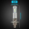 thumbnail image 2 of Bombilla LED H1 para faros delanteros, luz alta y baja de 6000 K, 100 W, 2 unidades de alto brillo, 2 of 4