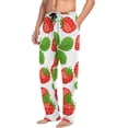 thumbnail image 5 of Cute Strawberry Ghost Pajama Pants, Men's Lounge Pants Light with Drawstring and Pockets, Christmas New Year Birthday Father's Day Gifts, 5 of 7