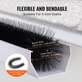 thumbnail image 5 of KFFKFF Gutter Brush, 60 Feet Total Length, 5.25 Inch Diameter Cleaning Tool, Ground-Level Leaf Guard for 5 Inch Gutters, Removes Roof Leaves and Debris, Set of 20, 5 of 9