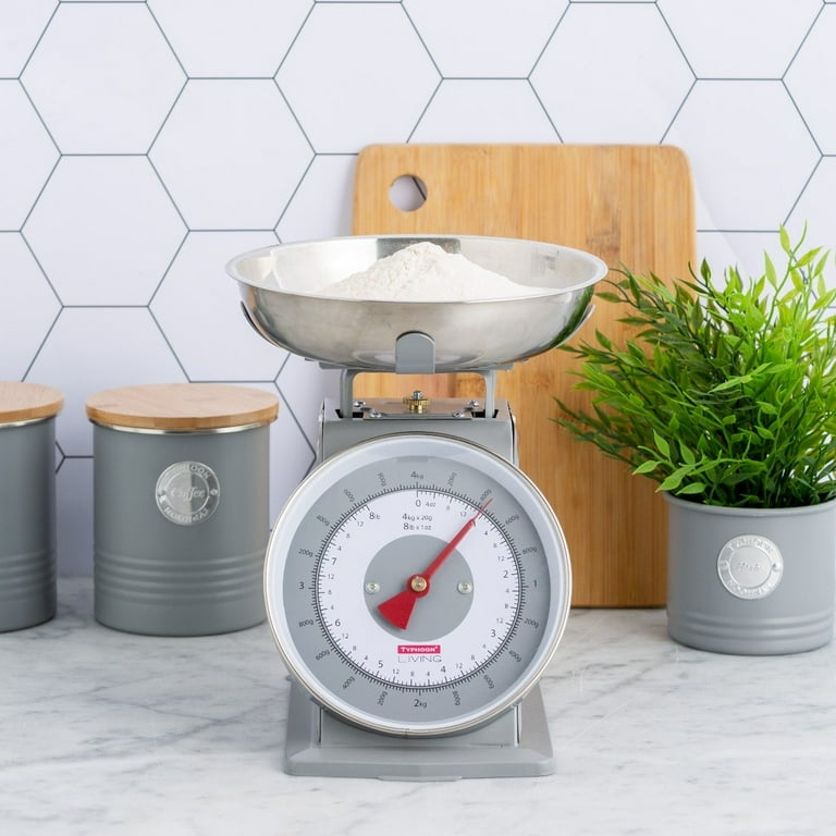 Typhoon Stainless Steel Retro Mechanical Kitchen Scale