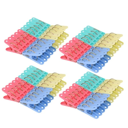 - Home Family Laundry Socks Clothes Drying Clamp Hanging Peg Clip Clothespin 80pcs