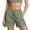 r-1828Army Green440, variant on Women Athletic Shorts Lightweight Knee Length Casual Summer Fashion Sportswear Holiday Solid Color Daily Bottoms