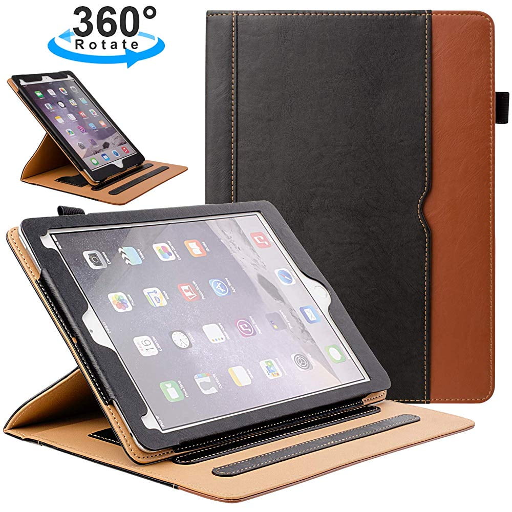ZoneFoker New iPad 7th Generation Tablet Leather Case (10