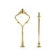 thumbnail image 2 of Advancent Tiers Sweets Candy Cupcake Tray Wedding Party Cake Display Stand Aleación de zinc Golden Tone cake stand Kits de decoración para fiestas Numero 5, 2 of 6