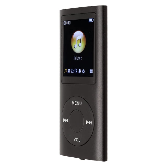 Reproductor MP4 ASHATA portátil sin pérdidas MP3 MP4 1.8" LCD negro