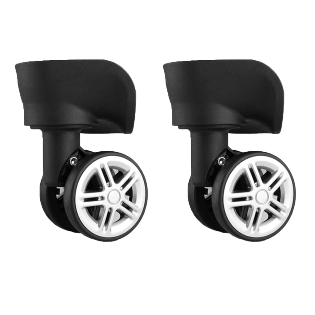 1 Pair Replacement Luggage Wheels Luggage Mute Wheel for Travelling Bag