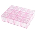 thumbnail image 1 of 12 piezas de bloques de construcción Yotijar con decoración de oso lindo Favor del banquete de boda Claro y rosa, 1 of 10