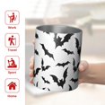 thumbnail image 5 of 12oz Coffee Tumblers Halloween Bat Pattern Stainless Steel Vacuum Insulated Travel Tumbler Coffee Cups Mug with Lid and Straw with Cleaning Brush for Cold & Hot Drinks, 5 of 5