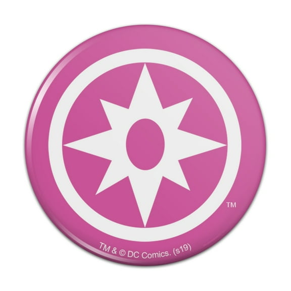 Green Lantern Blackest Night Star Sapphire Logo Kitchen Refrigerator Locker Button Magnet