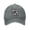 Gray, variant on Dios Es Mi Guia Adult Adjustable Classic Washed Casquette Cap Hat Baseball Cap For Man For Woman