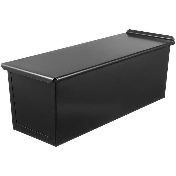 moldes para pasteles negros moldeador con pan de pan rectangular sartén 750 g de molde de pastel de queso molde para pasteles para pasteles pasteles de muffin
